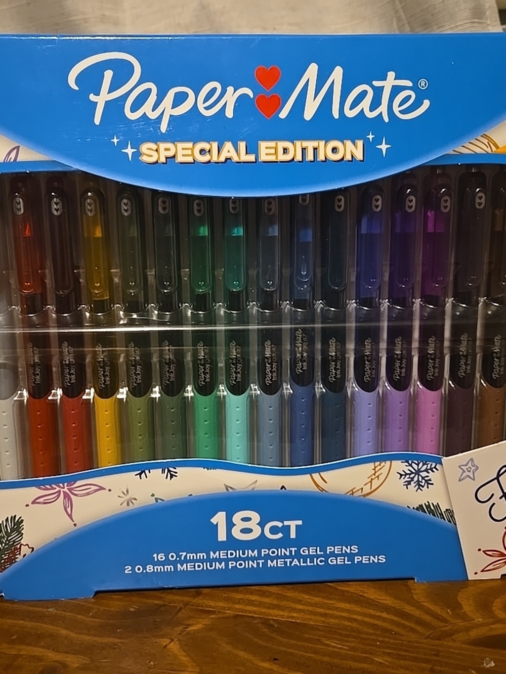 Paper Mate Special Edition 18-Count Colored Gel Pens - Multicolor